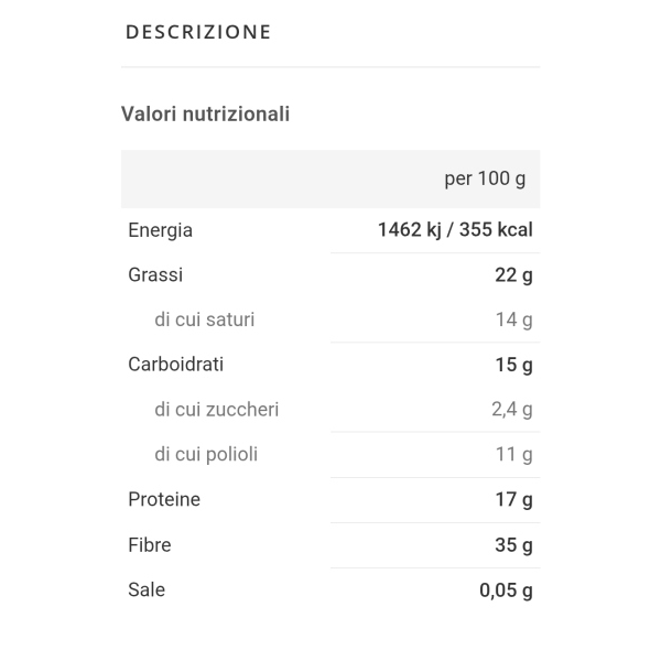 BEWHEAT BE TINA KETO DA 60 Gr