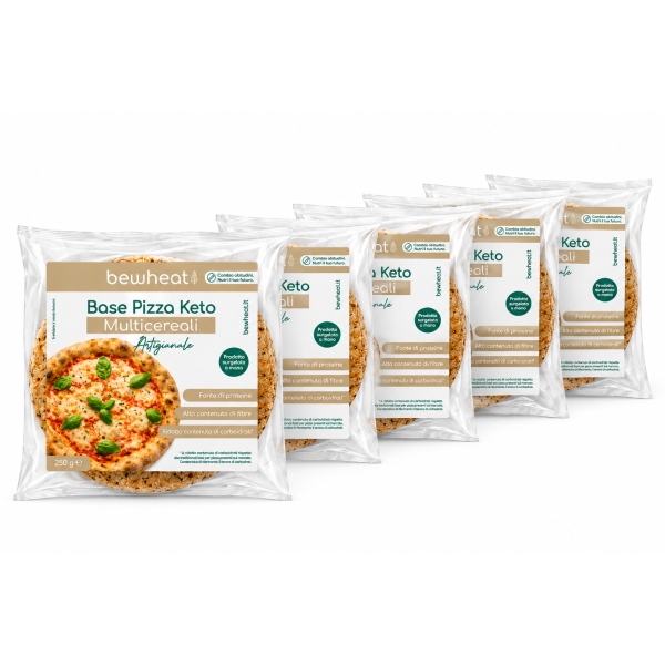 BEWHEAT BASE PIZZA KETO MULTICEREALI (BOX DA 6x250G) 