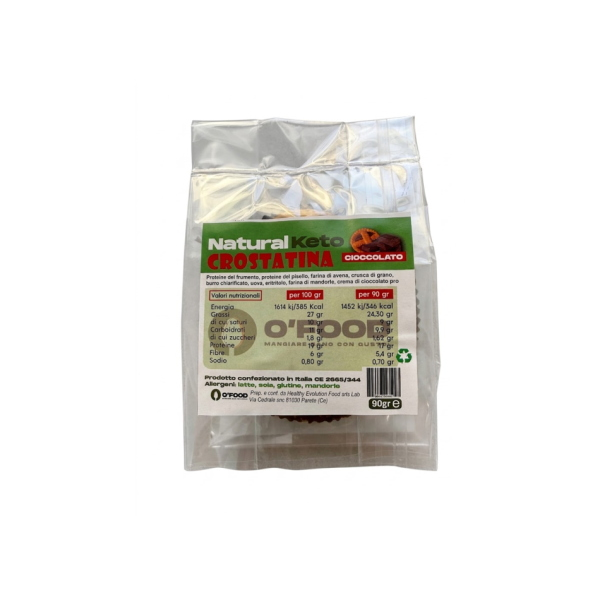 O'FOOD CROSTATINA NATURAL KETO 90 Gr AMARENA 