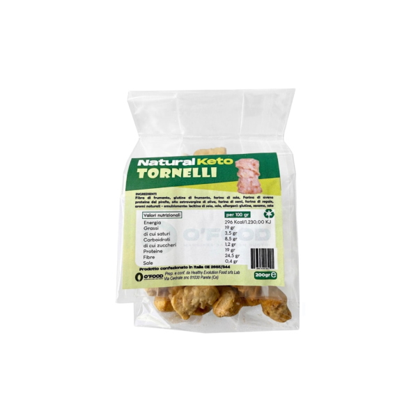 O'FOOD TORNELLI KETO CIPOLLA DI TROPEA (BOX DA 5x200 Gr)
