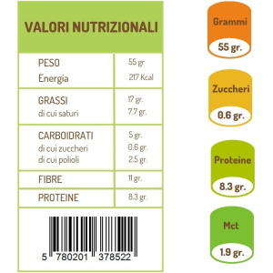 DR.KETO COOKIE (BOX DA 10x50G) GUSTO SCAGLIE DI COCCO CON ATTIVATORE CHETOSIL