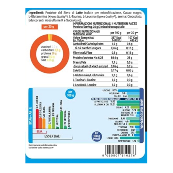 PRONUTRITION ISOLATED WHEY PROTEIN 908G VANIGLIA